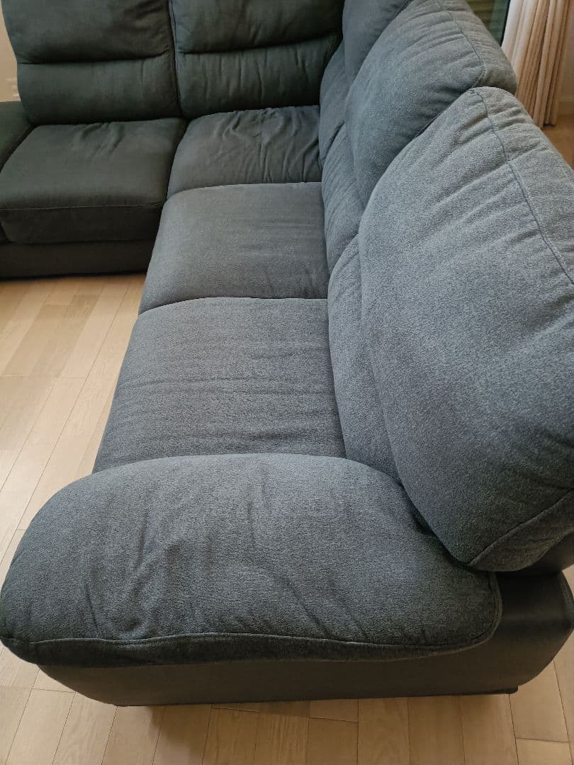 ニトリ L字カウチソファ 3〜4人掛け　NITORI　ソファー　コーナー　②のみ