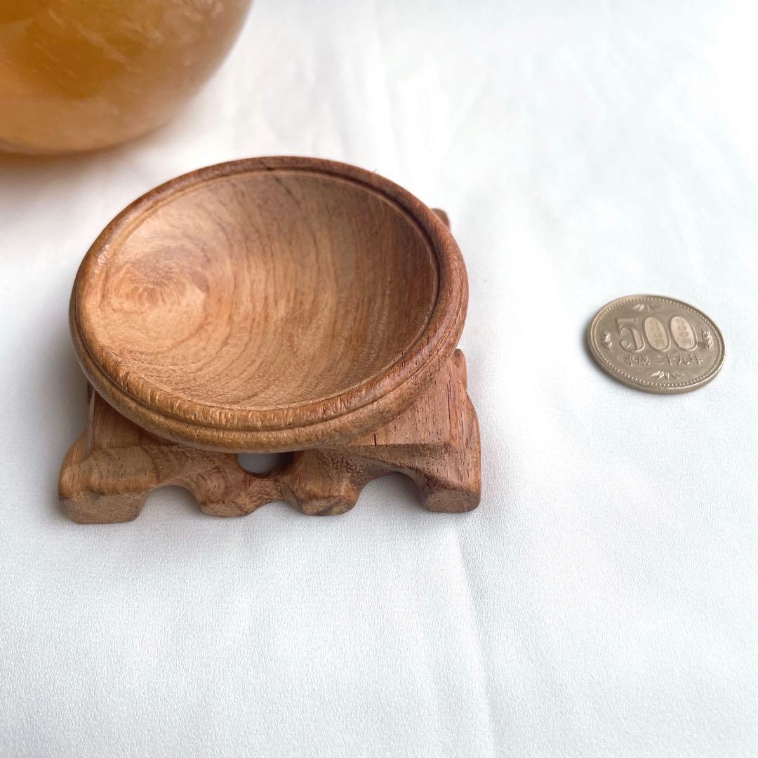 100mm超え 大玉 ハニーカルサイト スフィア 天然石 置物 丸玉