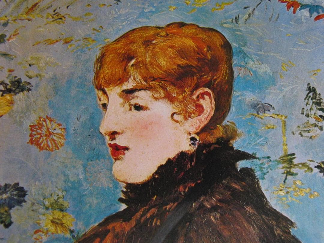 エドゥアール・マネ、【秋：メリー・ローラン】、希少な額装用画集より