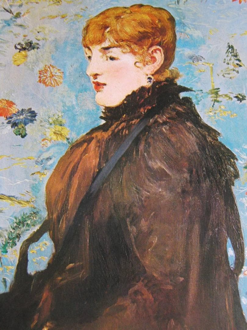 エドゥアール・マネ、【秋：メリー・ローラン】、希少な額装用画集より