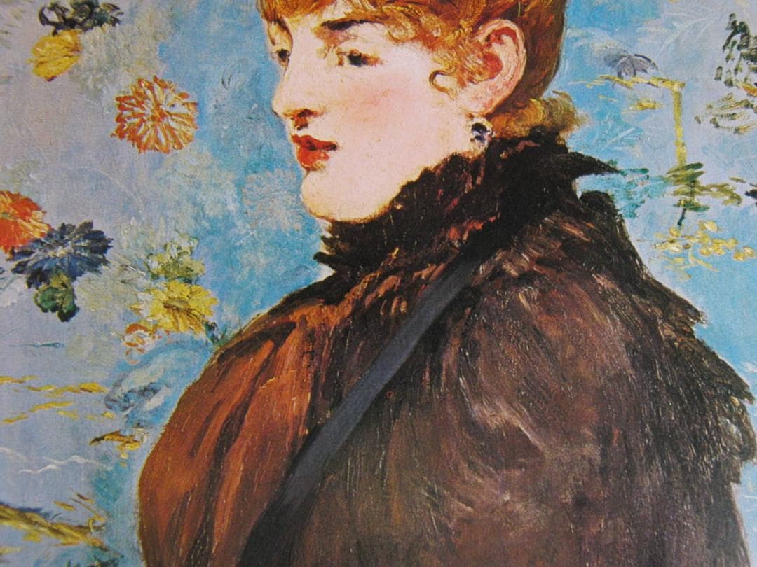 エドゥアール・マネ、【秋：メリー・ローラン】、希少な額装用画集より