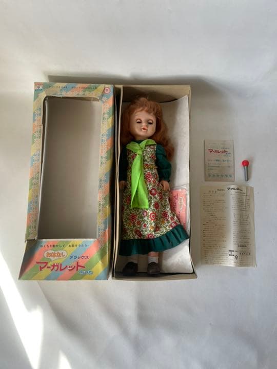 中嶋製作所 おはなし マーガレットちゃん 元箱付き スリープアイ 話