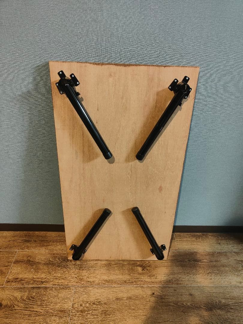 最終値下げ中　ヘリンボーン折りたたみテーブル　美品