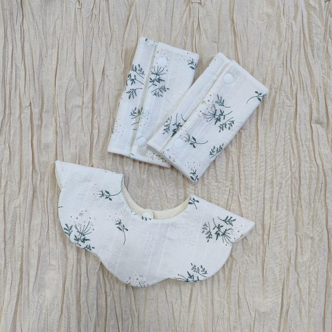 ハンドメイドスタイ　サッキングパッド　セット　360°スタイ　よだれカバー