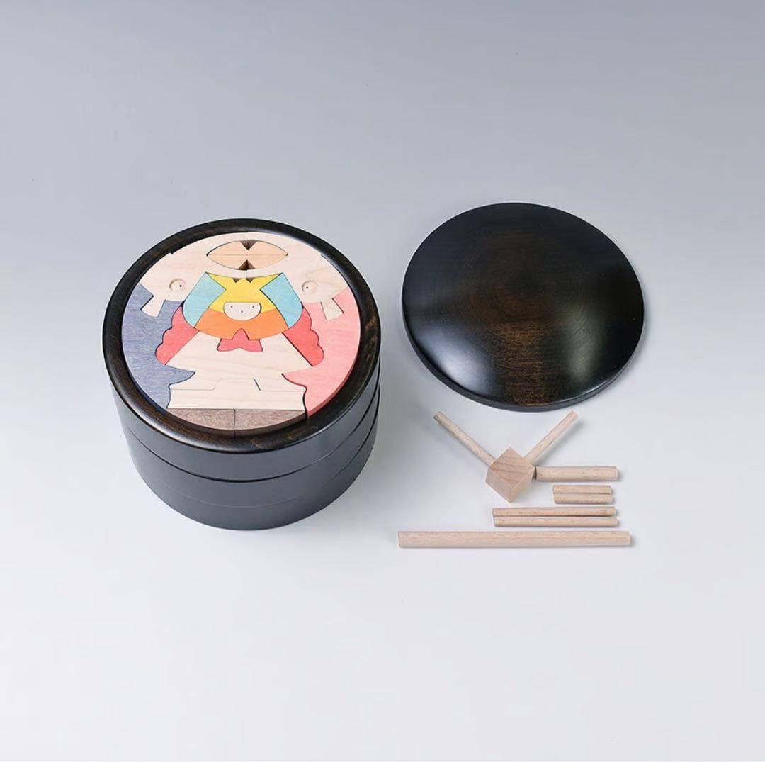 円武者三段飾り 特製富士【小黒三郎】