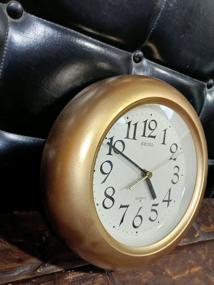 ７０年代　ウォールクロック　スペースエイジ　ミッドセンチュリー　セイコー　メタル