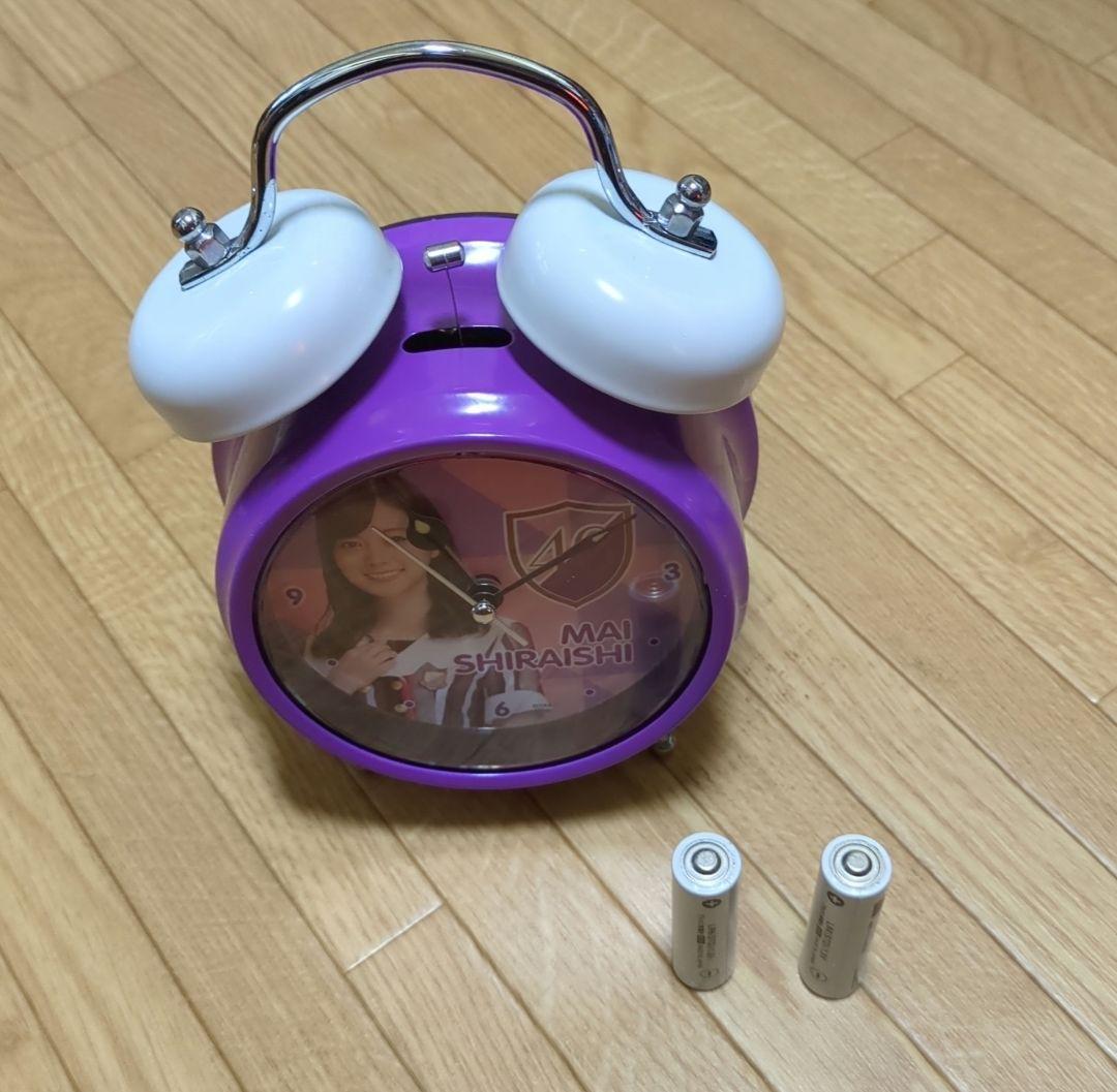 乃木坂46 白石麻衣 目覚まし時計 - メルカリ