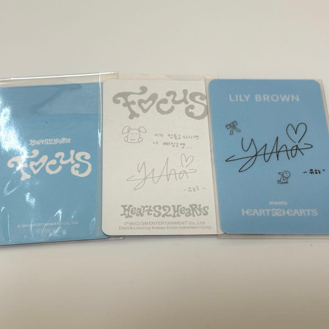 Hearts2Hearts ユハ トレカ - メルカリ