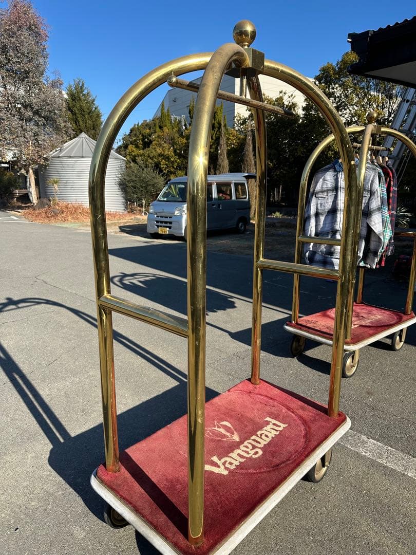 バゲージラック ベルラック ホテル アパレル什器 アンティーク