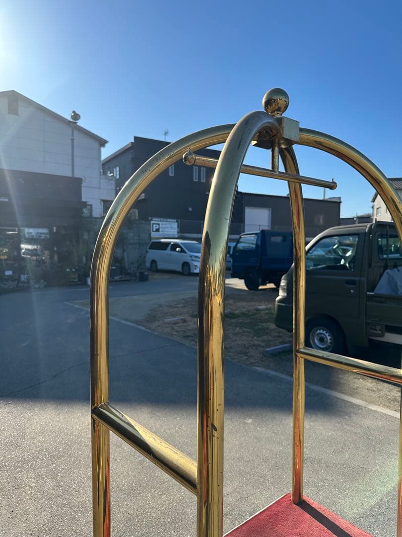 バゲージラック ベルラック ホテル アパレル什器 アンティーク