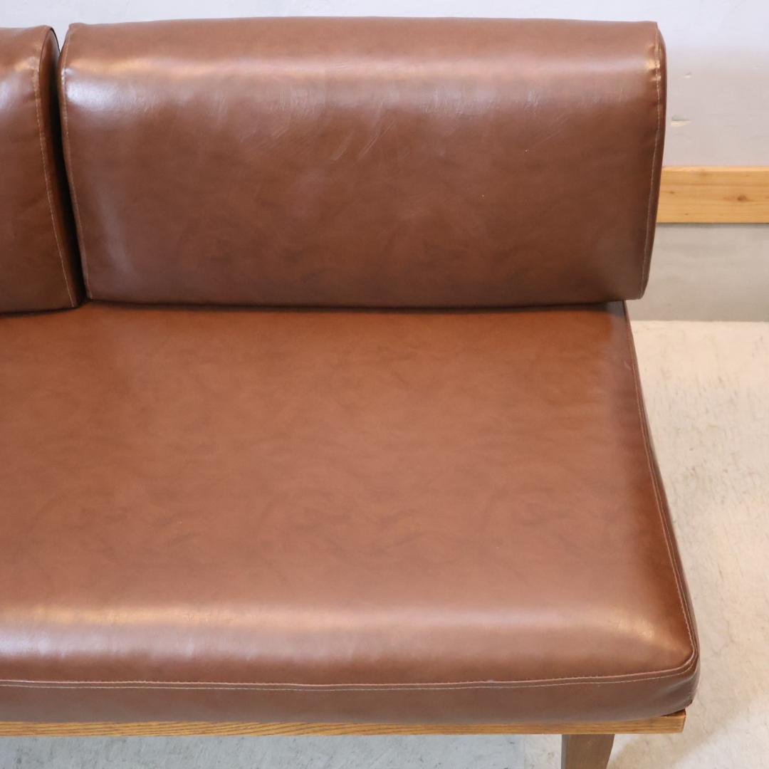 unico ウニコ WICK ベンチバックレスト 二人掛けソファ アームレス