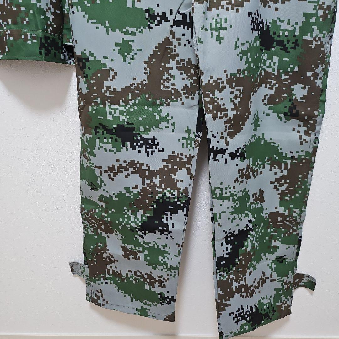 新品、未使用メンズ【4L】迷彩柄ビックサイズ大きめ上下セットジャケットズボン