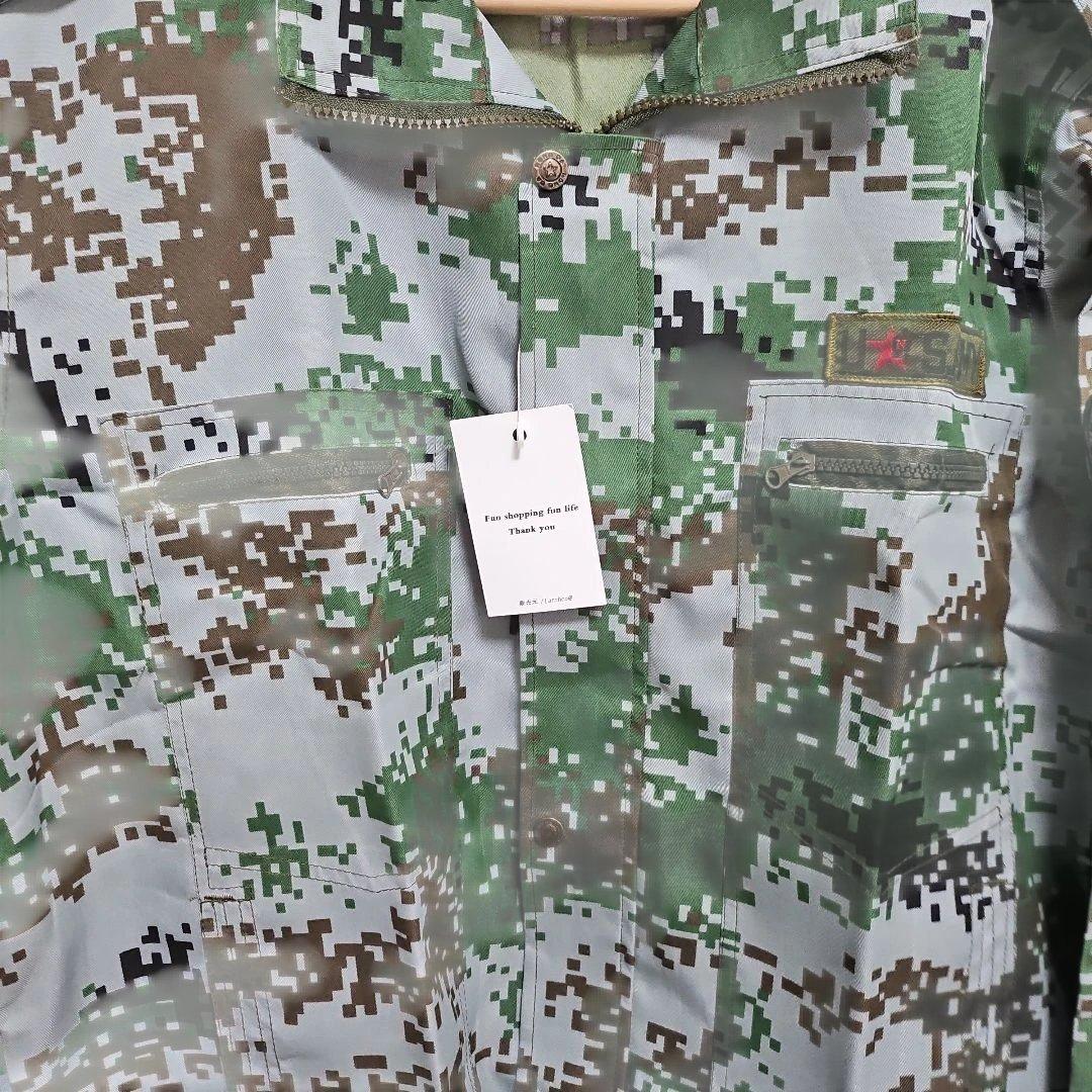 新品、未使用メンズ【4L】迷彩柄ビックサイズ大きめ上下セットジャケットズボン