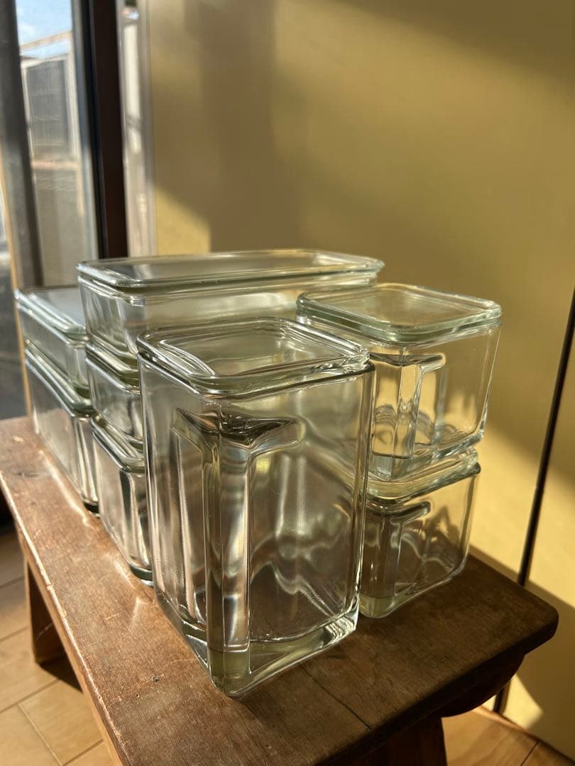 Wilhelm Wagenfeld Kubus A ガラスコンテナ　ガラス