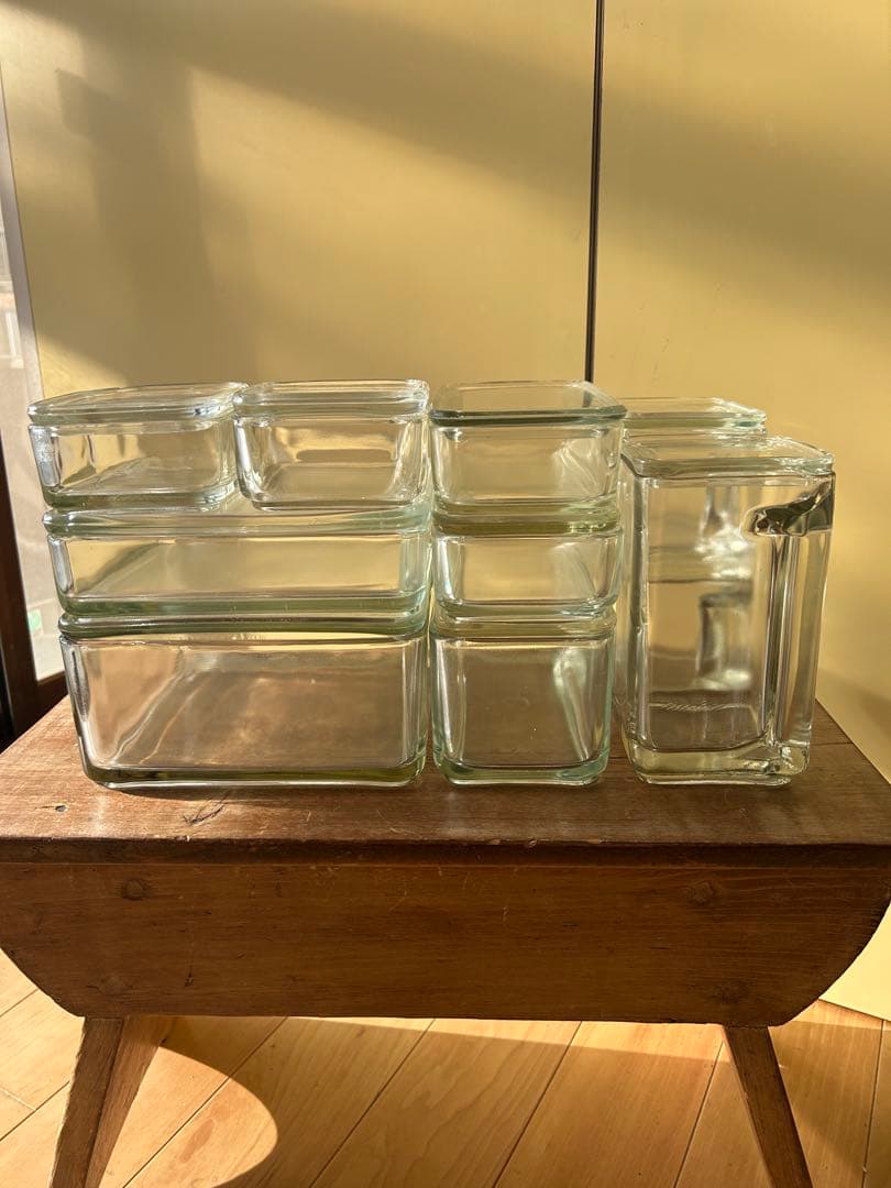 Wilhelm Wagenfeld Kubus A ガラスコンテナ　ガラス