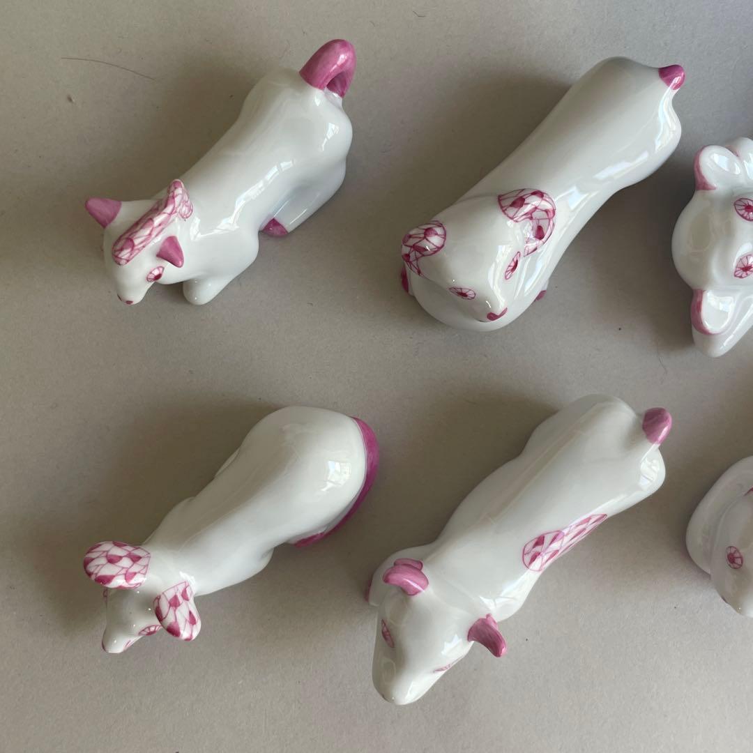 【美品】 ヘレンド 十二支 フィギュリン 箸置き フルセット