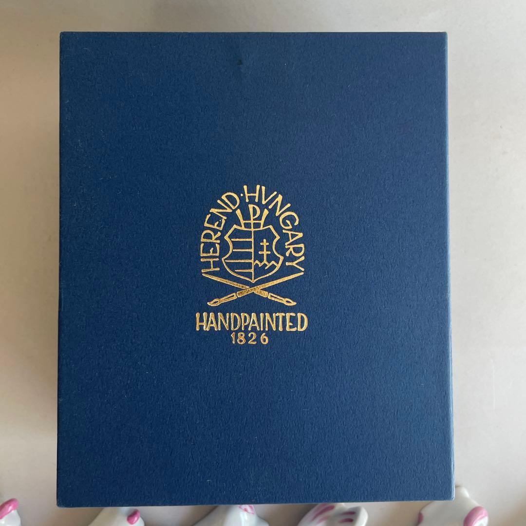 【美品】 ヘレンド 十二支 フィギュリン 箸置き フルセット