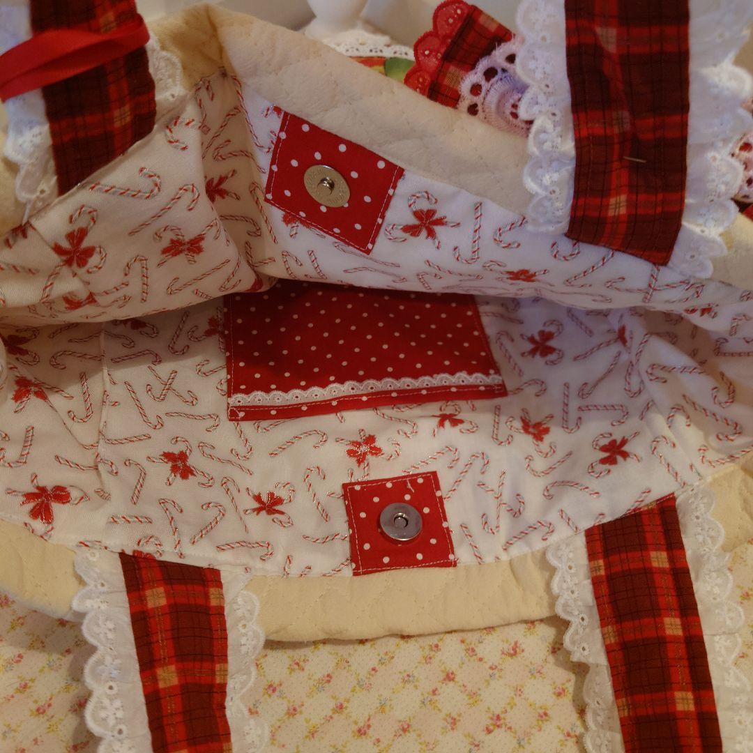 ご予約完成 クリスマス縦長肩掛けバッグ