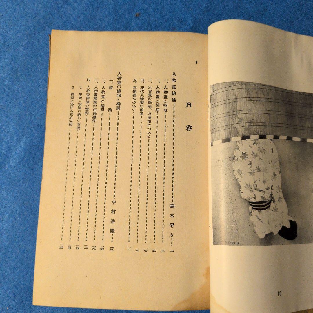 【1936年/昭和11年】日本畫科　人物画実習　アトリエ社