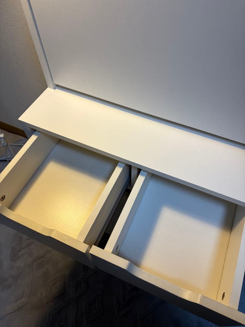 ロウヤ　LOWYA ドレッサー　収納ドレッサー　ホワイト