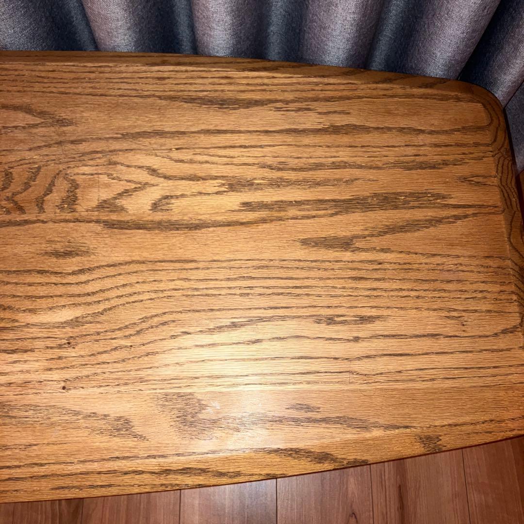 【週末限定値下】MOMO Natural 昇降可能な無垢材ローテーブル