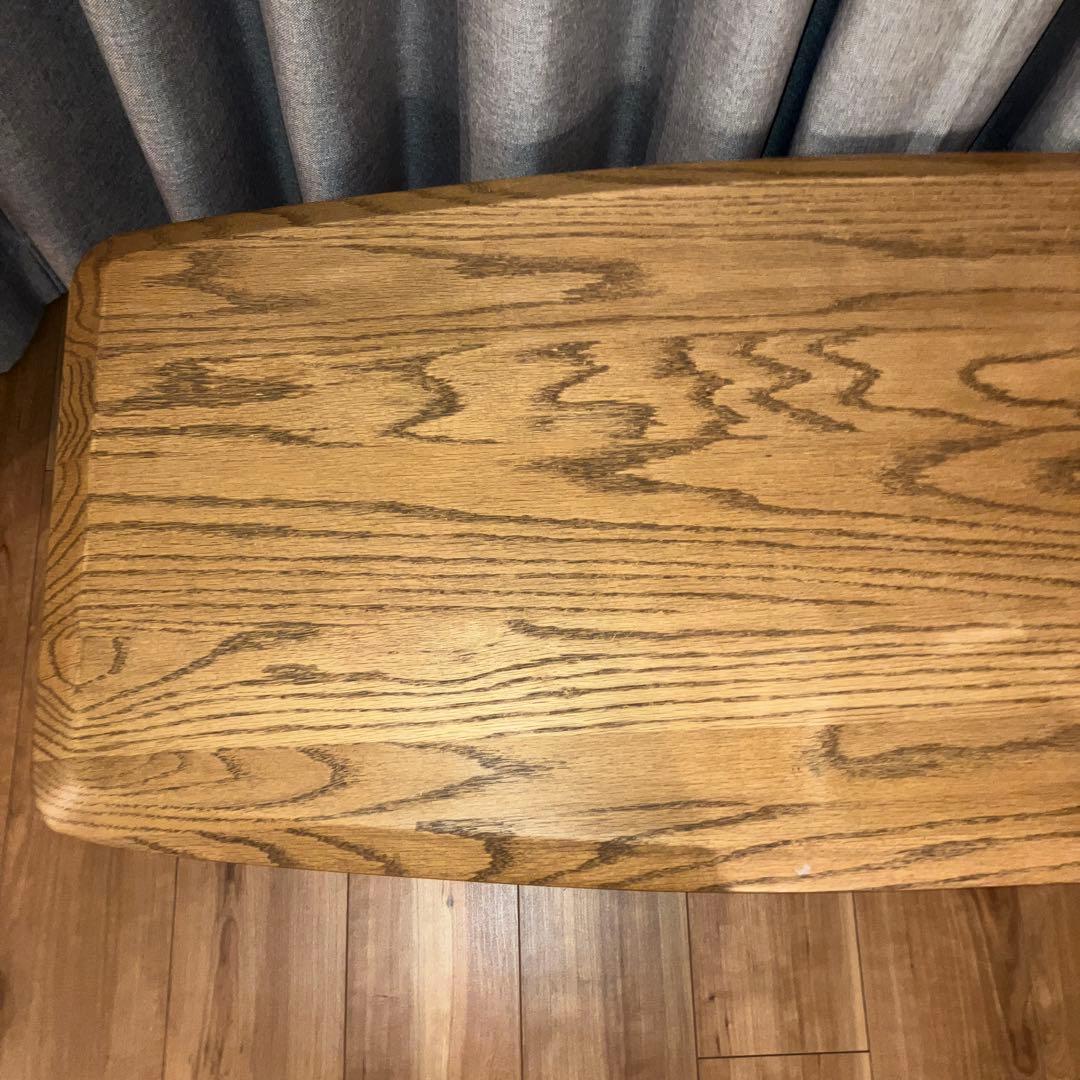 【週末限定値下】MOMO Natural 昇降可能な無垢材ローテーブル