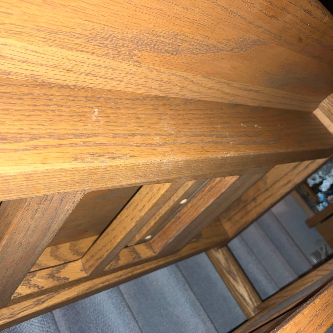 【週末限定値下】MOMO Natural 昇降可能な無垢材ローテーブル