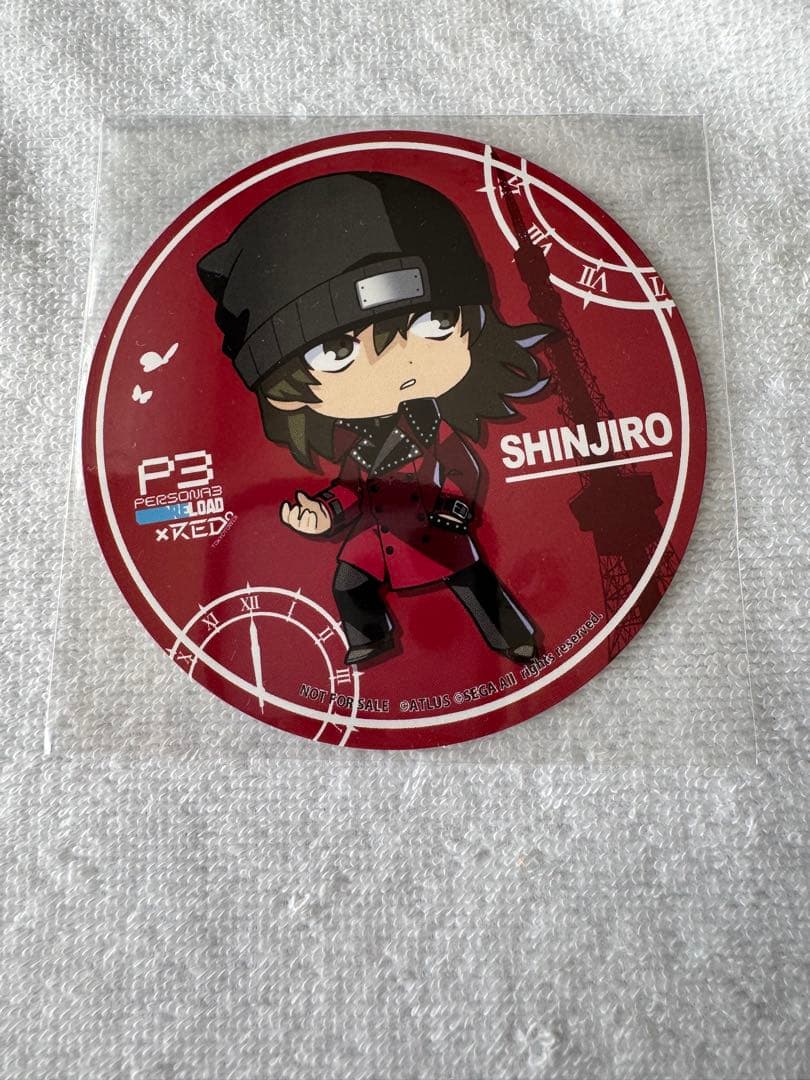 ペルソナ】荒垣真次郎 東京タワー RED° カフェ 注文特典 コースター