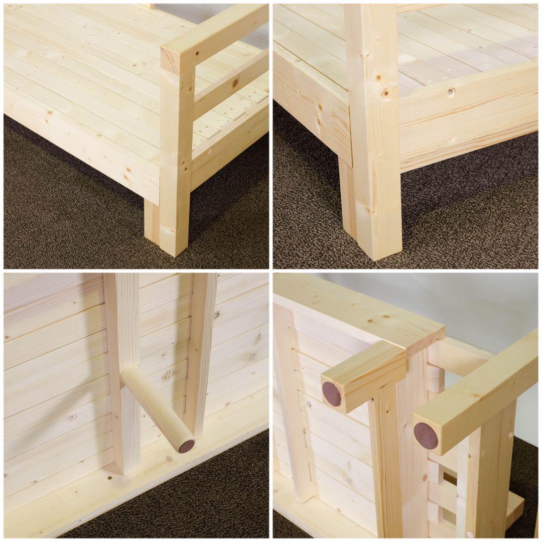 J 新品 北欧 パイン材 ソファベッド すのこ グリーン 緑 ソファ カントリー