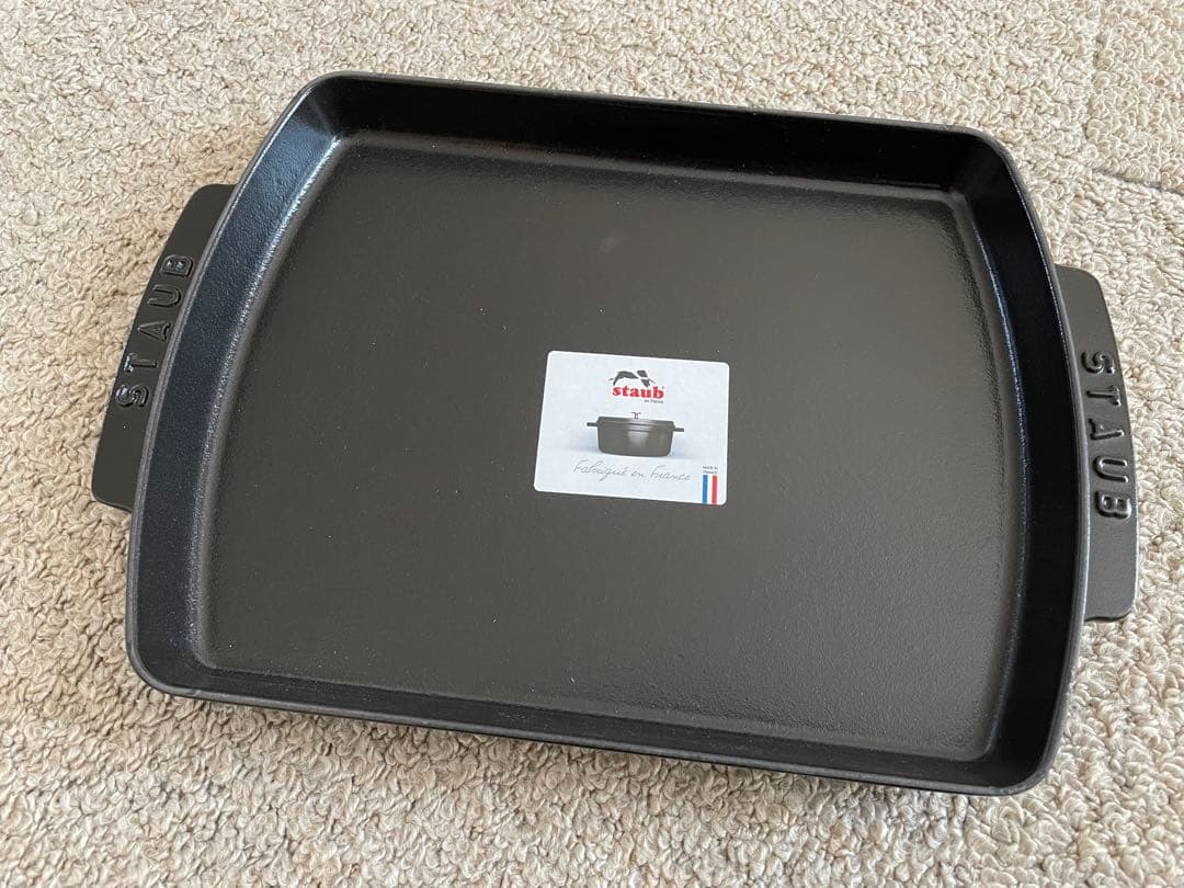 新品未使用　staub ストウブ　ステーキプレート