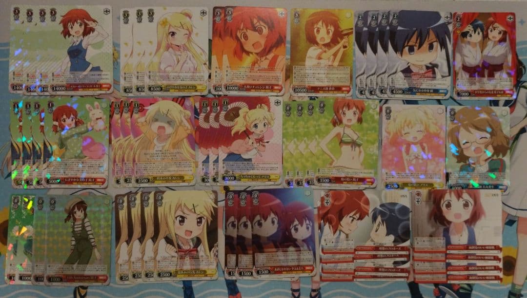 ヴァイスシュヴァルツ きんいろモザイク 8電源デッキ＋交換用パーツセット