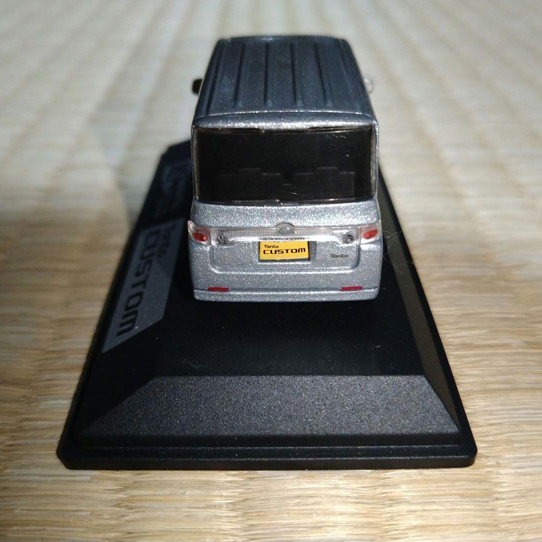 童友社 1/64 軽カーコレクション ダイハツ タントカスタム シルバー