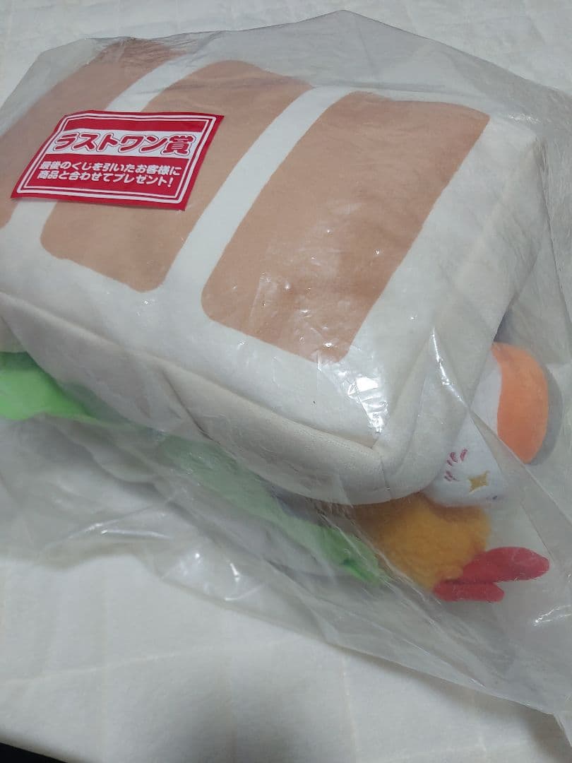 一番くじ 夏目友人帳 にゃんこ先生 クッション エビフライサンド たい焼き