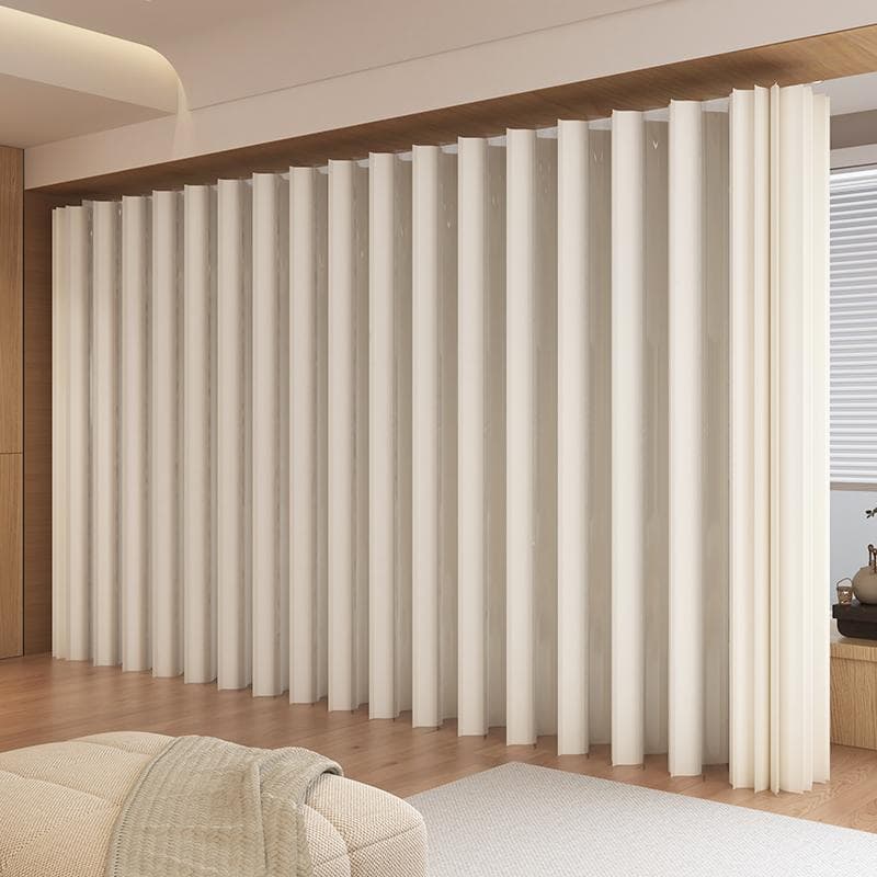 パーテーション間仕切り折り畳み式高さ2ｍ長さ2-3ｍ組立不要ついたて目隠し