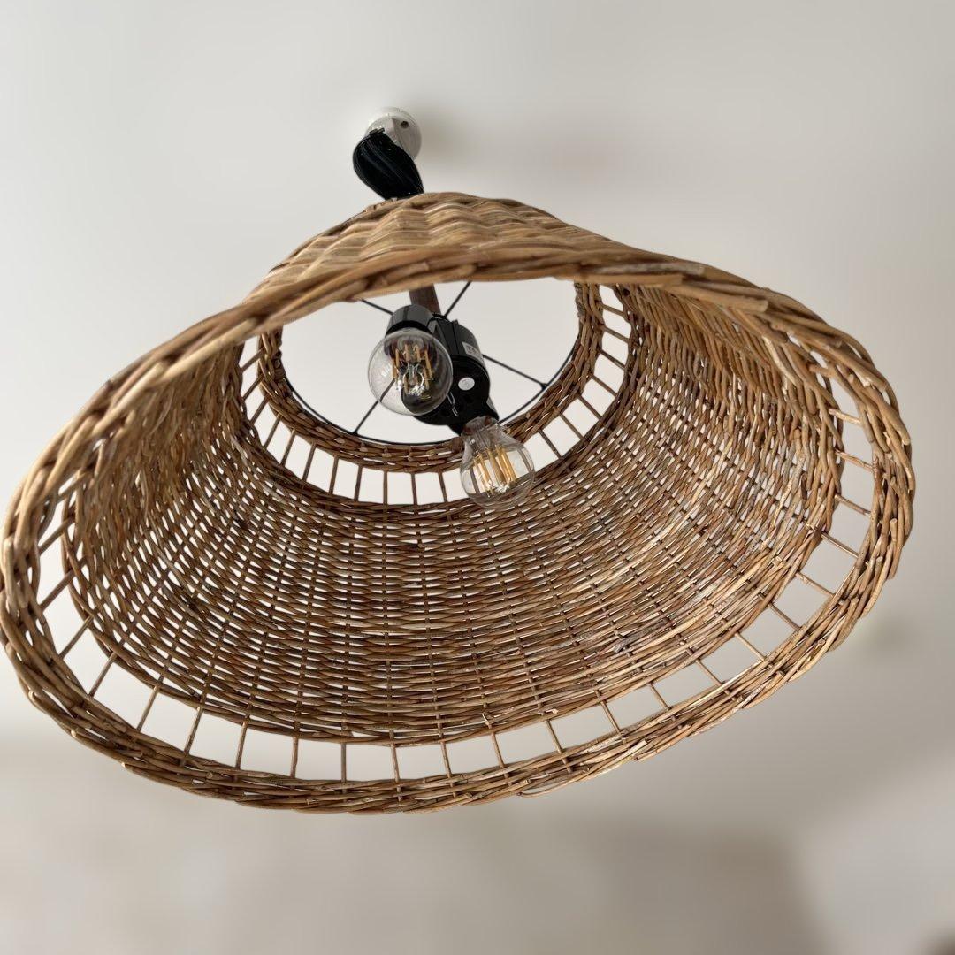 ANTORY アントリー　籐ラタン照明　アンティーク　ヴィンテージ　店舗照明