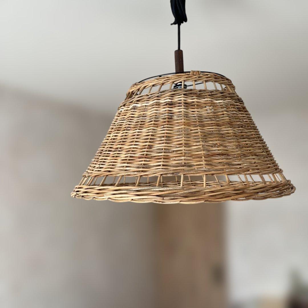 ANTORY アントリー　籐ラタン照明　アンティーク　ヴィンテージ　店舗照明