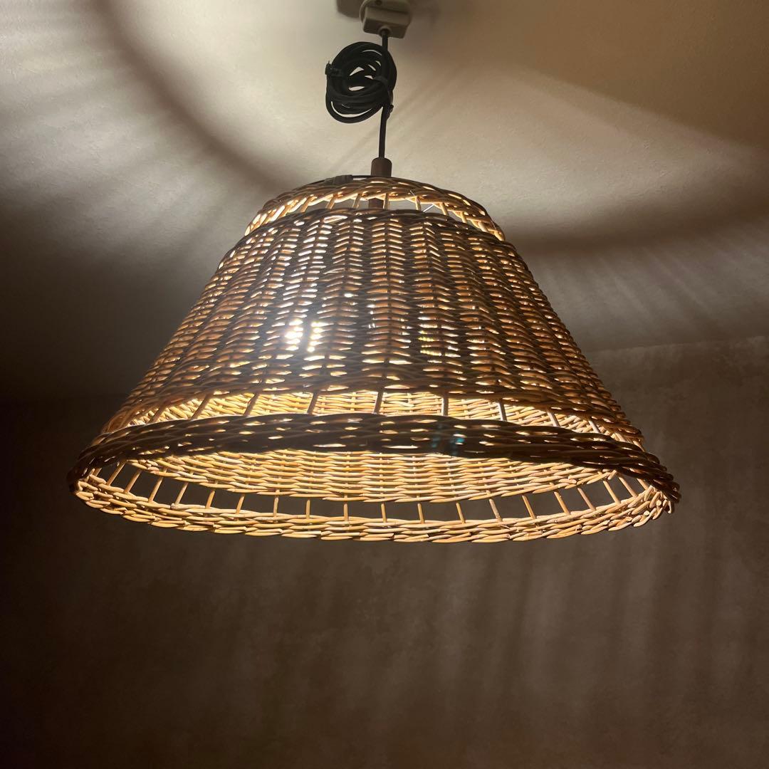 ANTORY アントリー　籐ラタン照明　アンティーク　ヴィンテージ　店舗照明