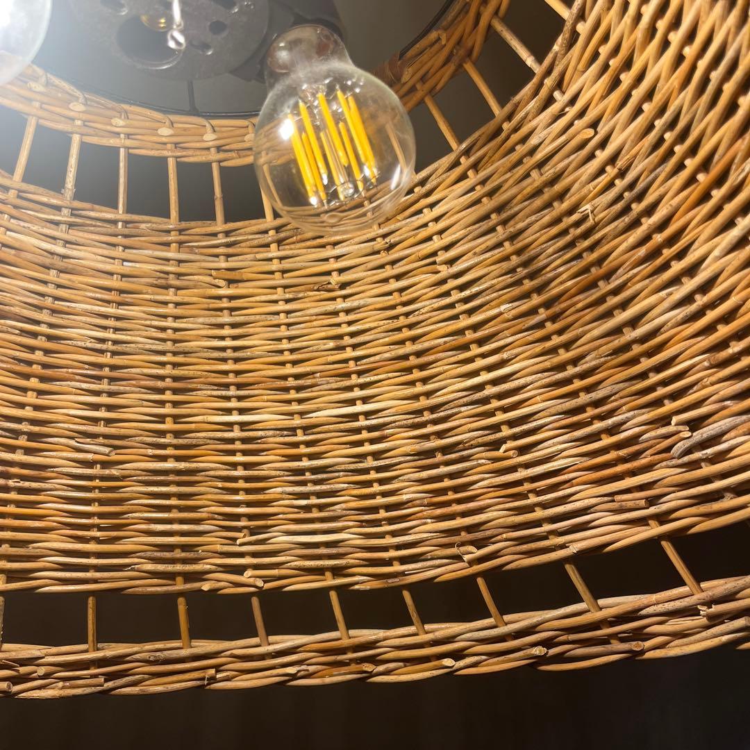ANTORY アントリー　籐ラタン照明　アンティーク　ヴィンテージ　店舗照明