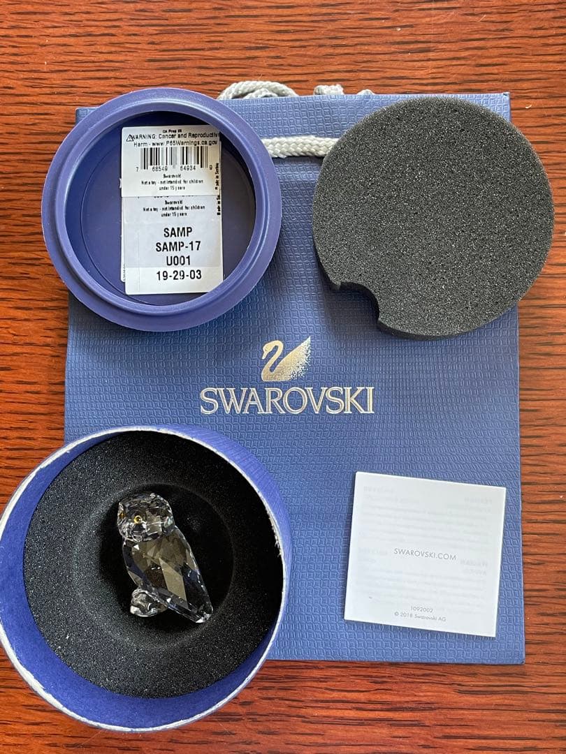 スワロフスキー　クリスタル　フクロウ　赤ちゃん　5302522