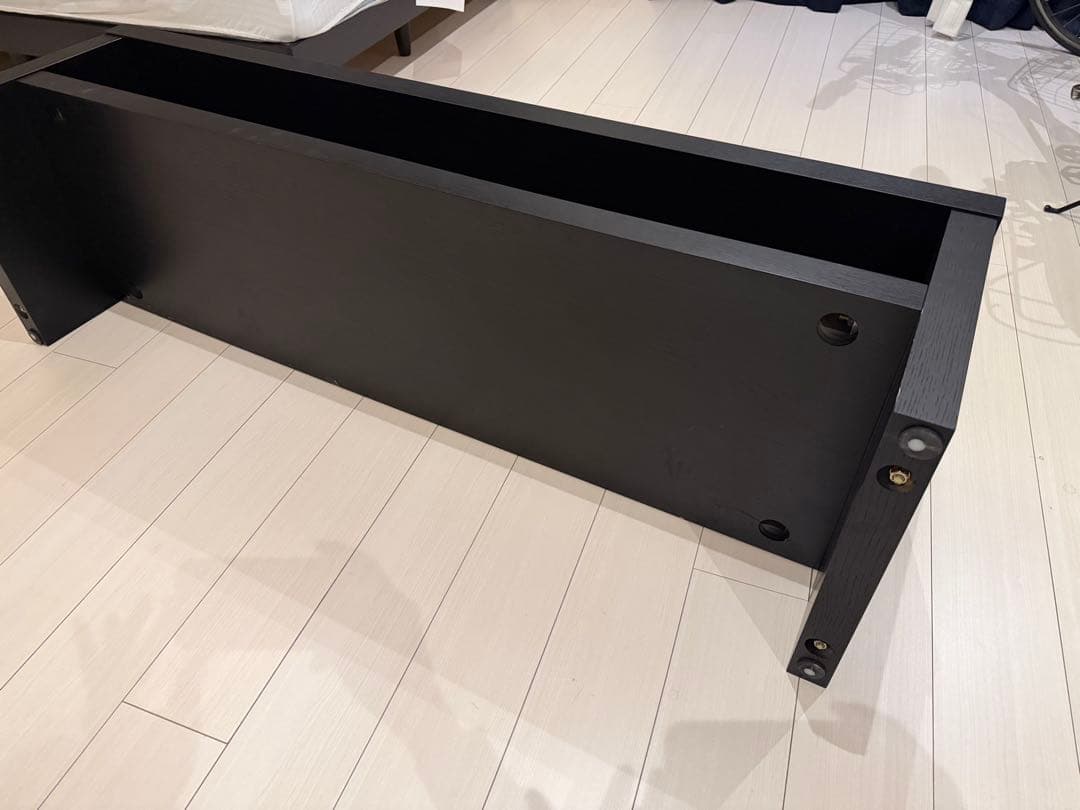 テレビ台 オープンシェルフ　ブラック　黒　木材　ARMONIA アルモニア