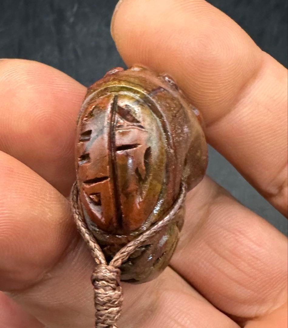 2026.2.1福寿龍子御守魂勾玉　新潟上質錦石