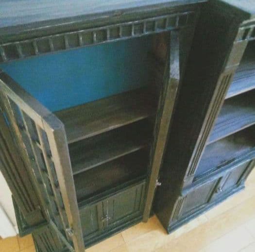 クルトン　アンティーク調本棚