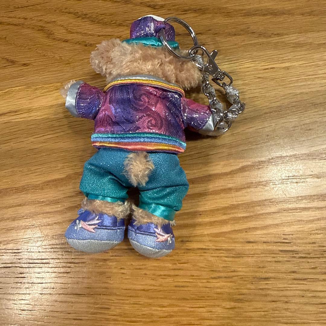 香港ディズニーランド 20周年記念 ダッフィーぬいぐるみキーチェーン