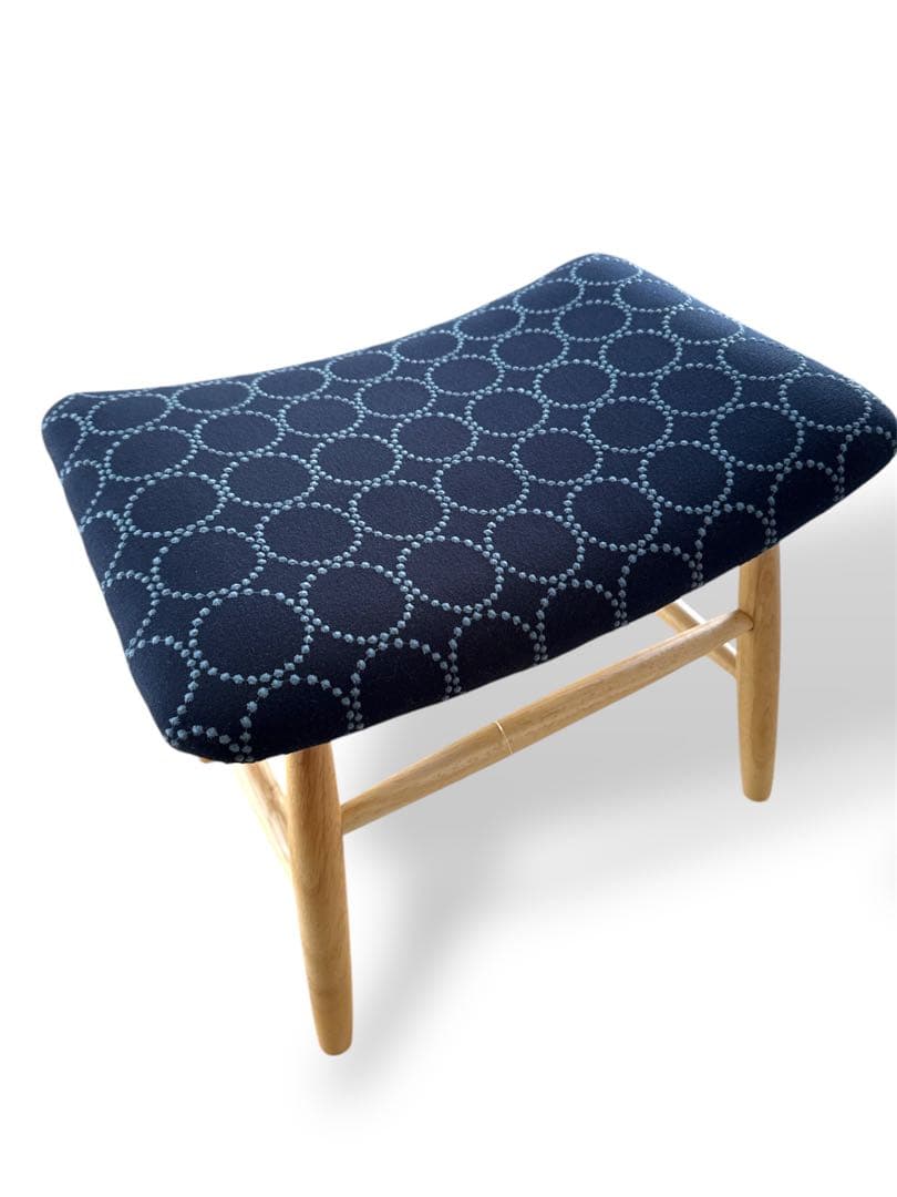 ミナペルホネン生地使用スツール　イス　椅子　チェア　オットマン　インテリア　家具