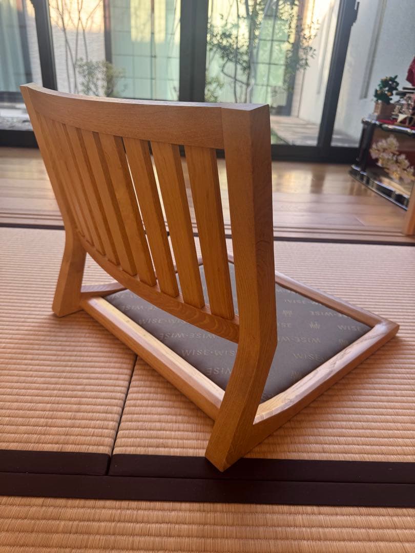 『ふくさん専用』WISE WISE 無垢材AKI座椅子2脚セット