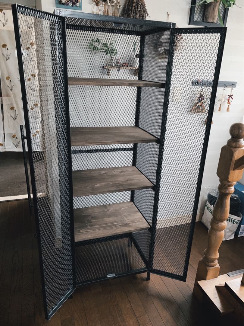 ☆送料込み☆アイアンシェルフ即購入OK アイアンラック　男前　インテリア　什器