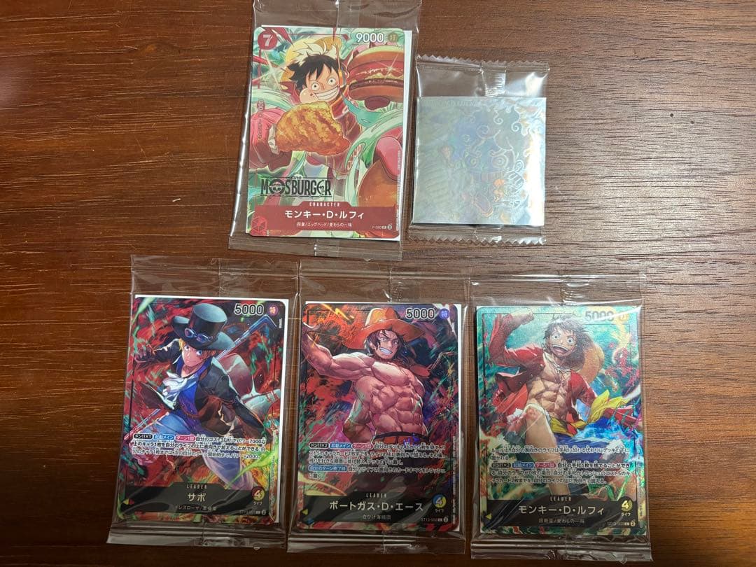 新品未開封 モンキー・D・ルフィ：モスバーガー P-080 ワンピース など