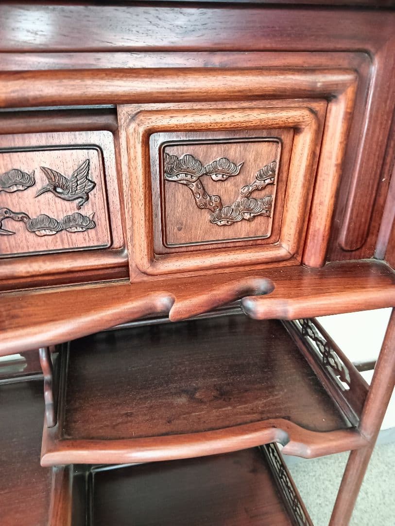 飾り棚 茶箪笥 アンティーク　古民家