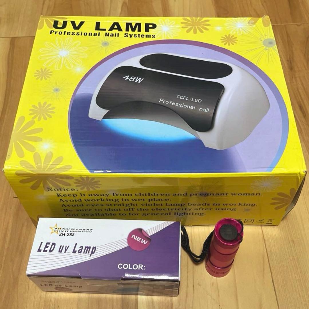 ジェルネイル　ハンドメイド　まとめ売り　UVライト　パーツ