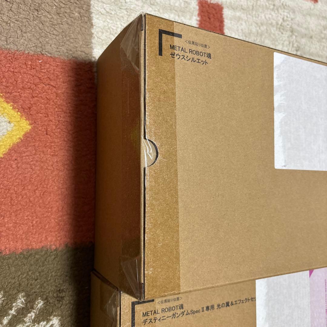 メタルロボット魂　デスティニーガンダム　ゼウスシルエット、光の翼　3点セット